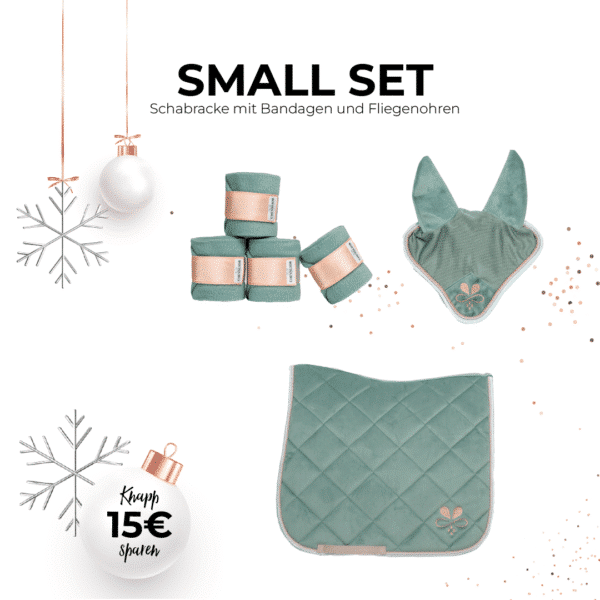 Small Set Velvet Jeansblau