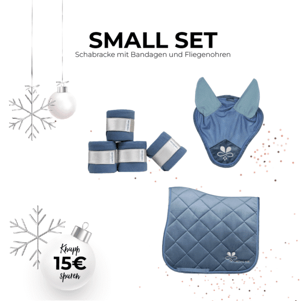 Small Set Velvet Jeansblau