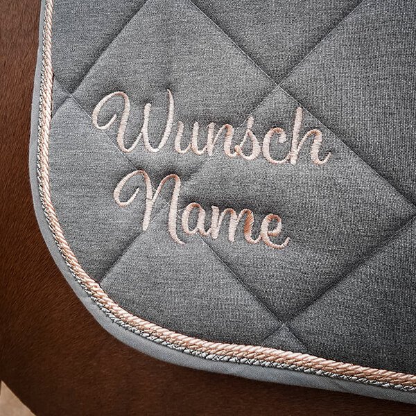 Bestickung Schabracke individuell mit Wunschnamen