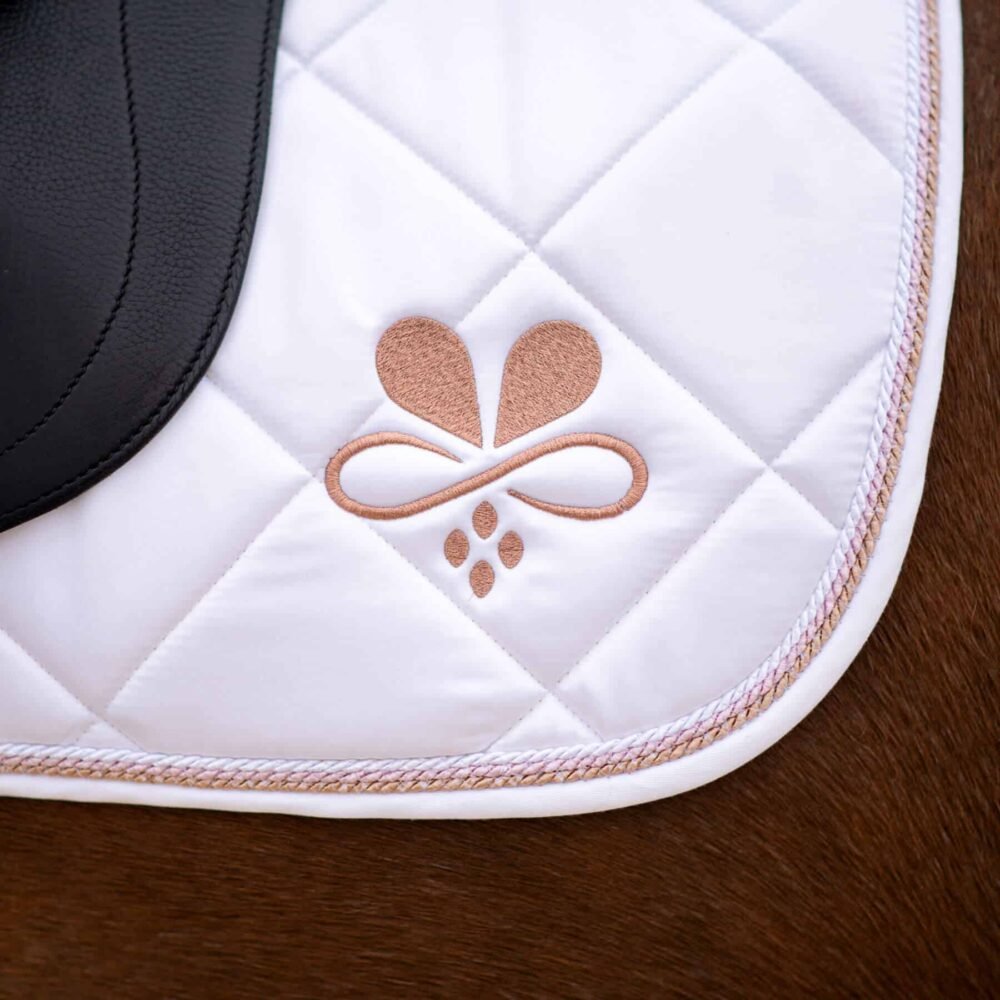 Schabracke Glossy Weiß Rosegold – Bild 4