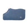 Abschwitzdecke Velvet in Hellblau mit Silber für dein Pferd made in Germany mit Möglichkeit zur Personalisierung mit Bestickung mit eigenem Namen