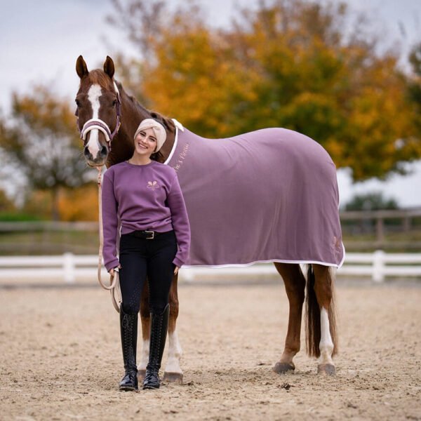 Alternative view of Abschwitzdecke Flieder Rosegold