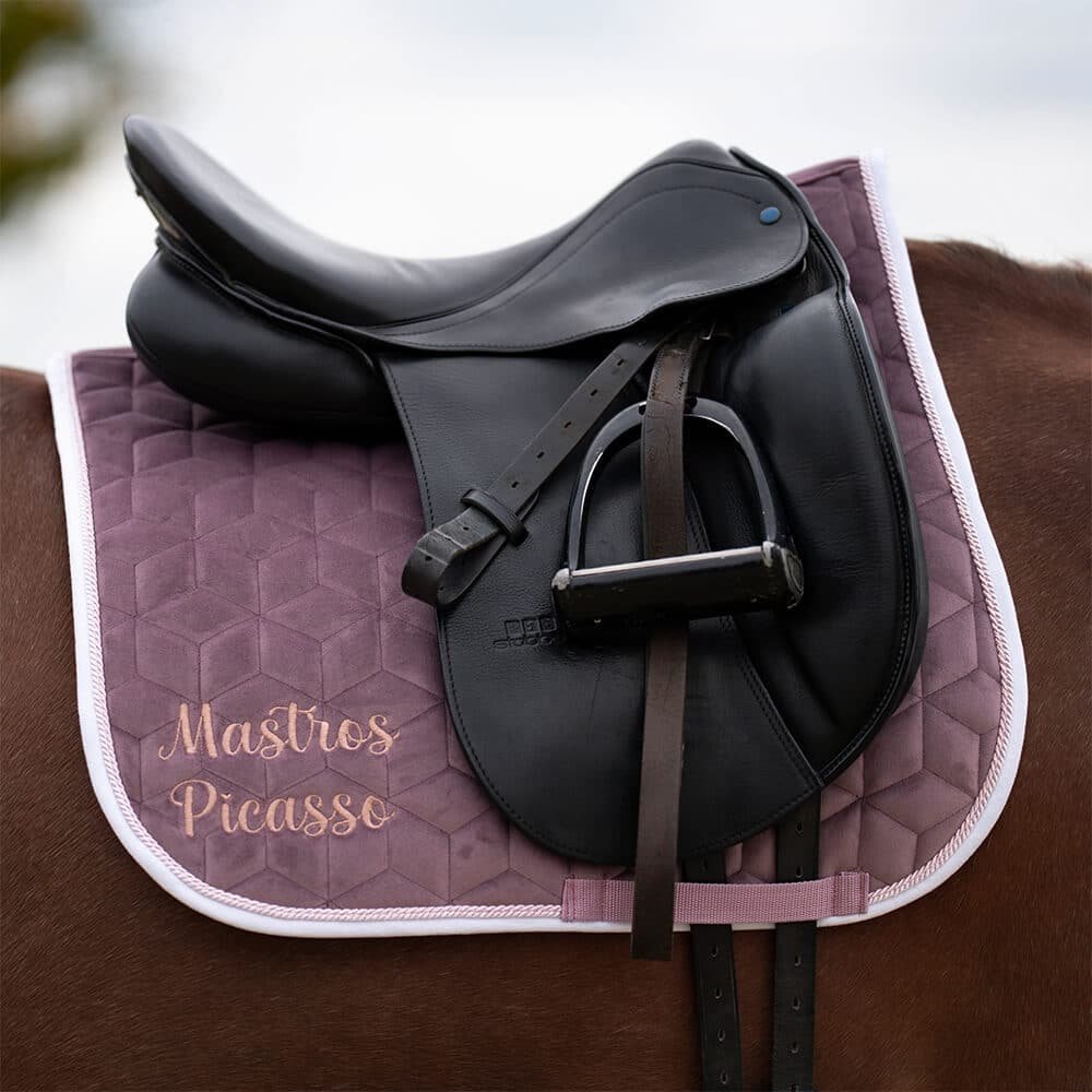 Schabracke Velvet Flieder Rosegold – Bild 6