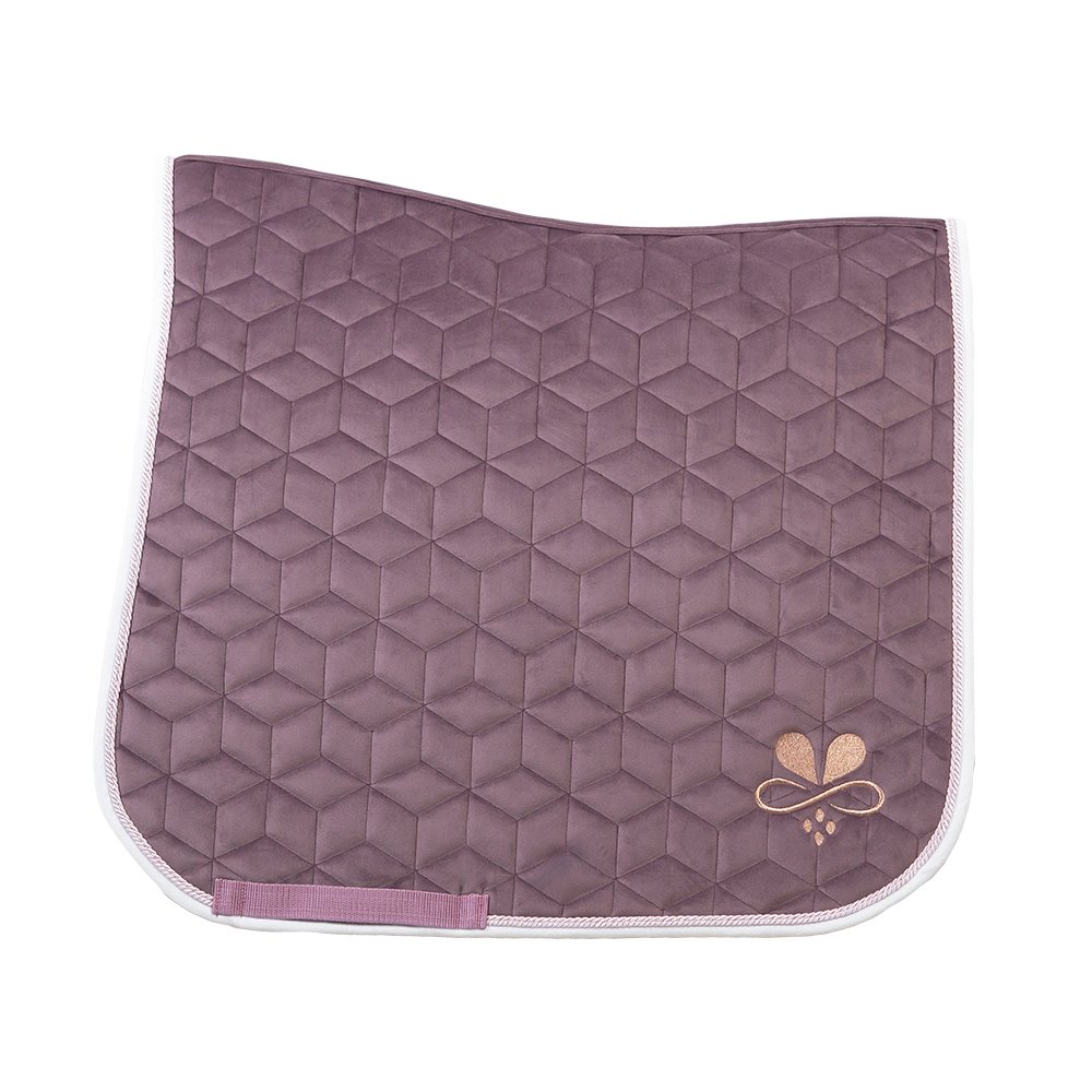Schabracke Velvet Flieder Rosegold