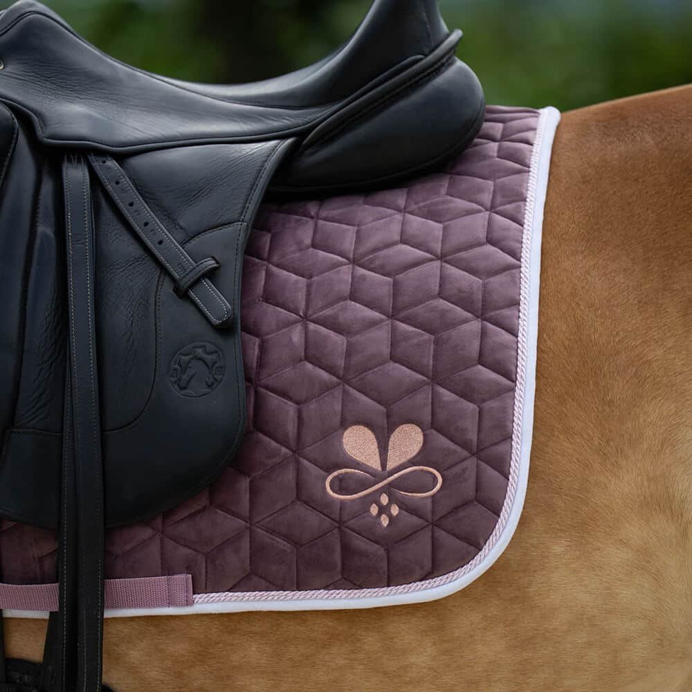 Schabracke Velvet Flieder Rosegold – Bild 8