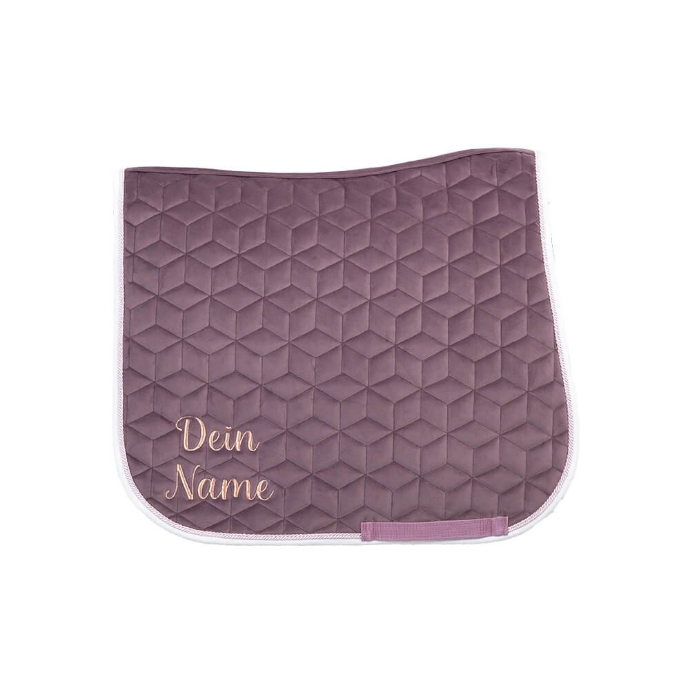 Schabracke Velvet Flieder Rosegold – Bild 2