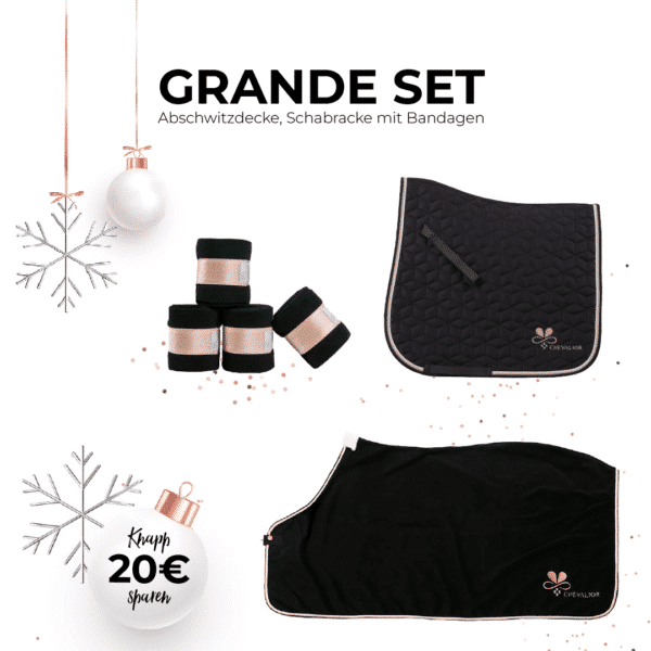 Grande Set Schwarz Rosegold