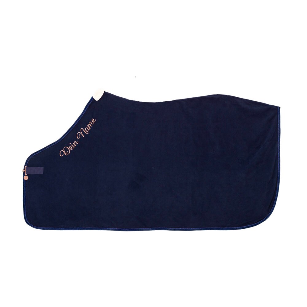 Abschwitzdecke Velvet Lueur Dunkelblau