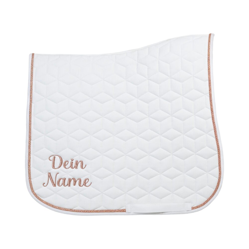 Alternative view of Turnierschabracke mit Glitzerkordel in Rosegold