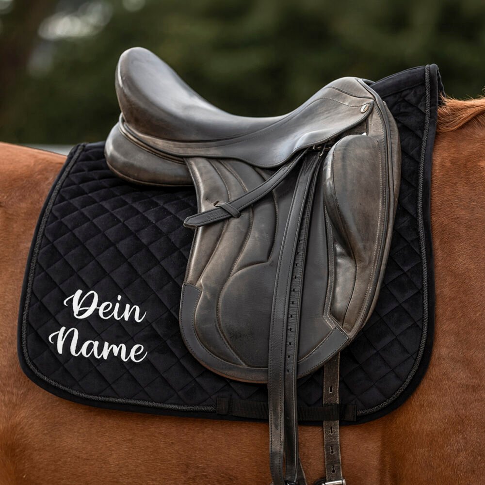 Schabracke Velvet Lueur Schwarz – Bild 9