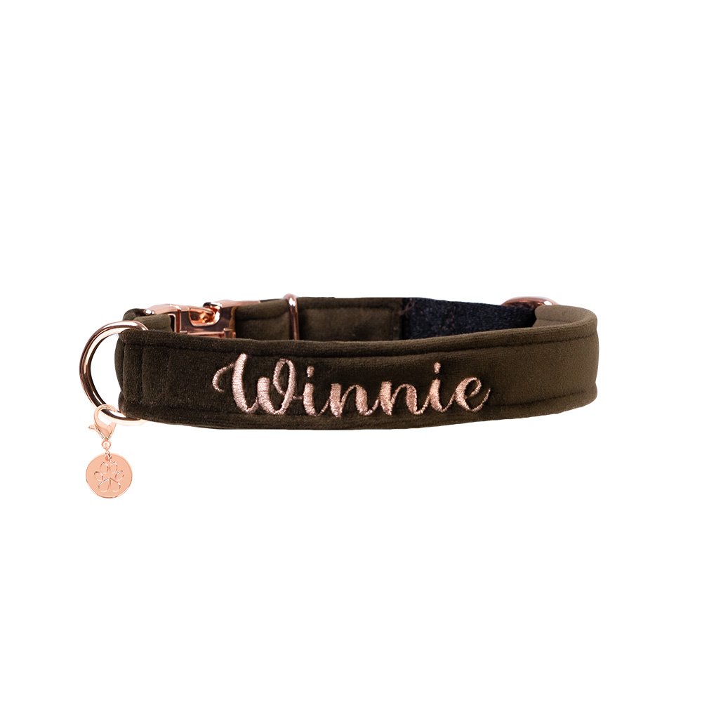 Alternative view of Hundehalsband Velvet Braun