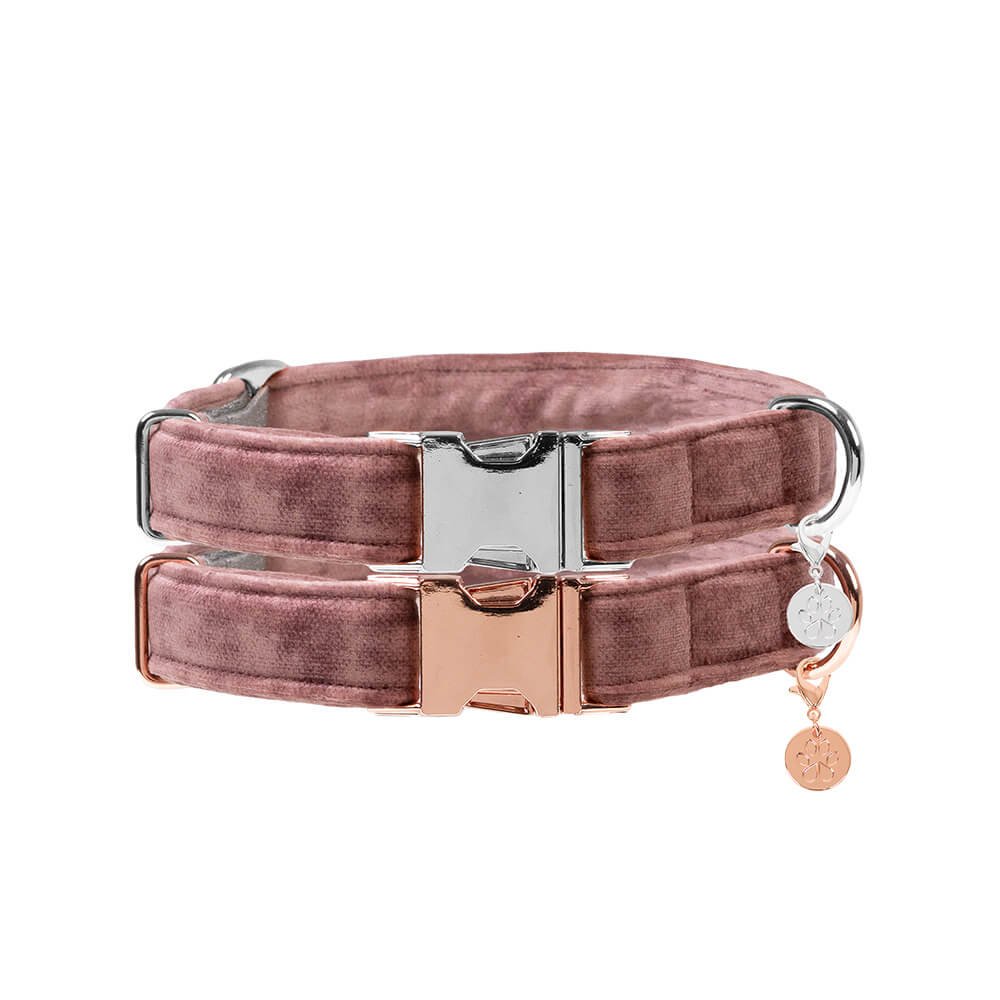 Hundehalsband Velvet Mauve