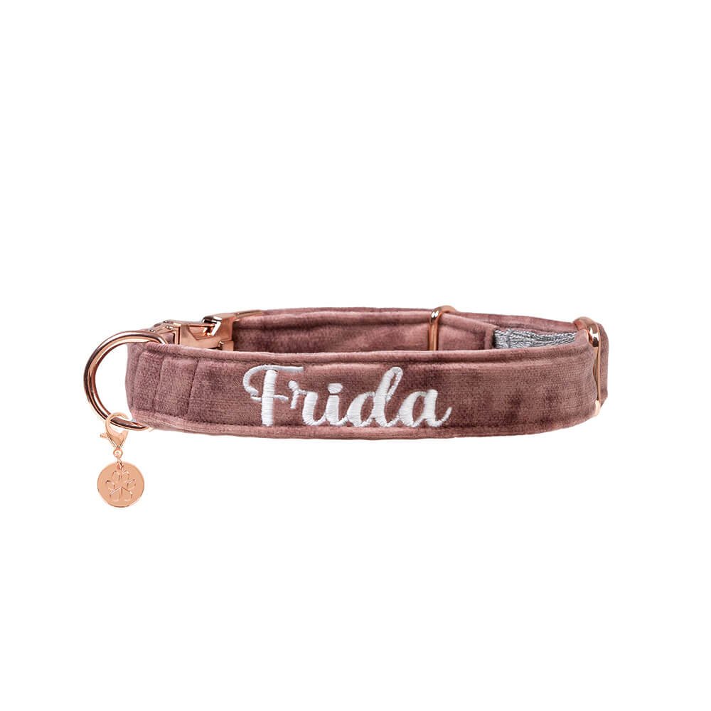 Alternative view of Hundehalsband Velvet Mauve