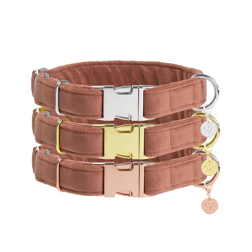 Hundehalsband Velvet Sanddorn